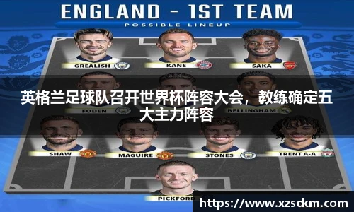 英格兰足球队召开世界杯阵容大会，教练确定五大主力阵容